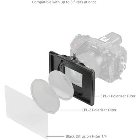 SmallRig 4409 - zestaw, Matte Box z regulowanym zaciskiem filtrowym_3